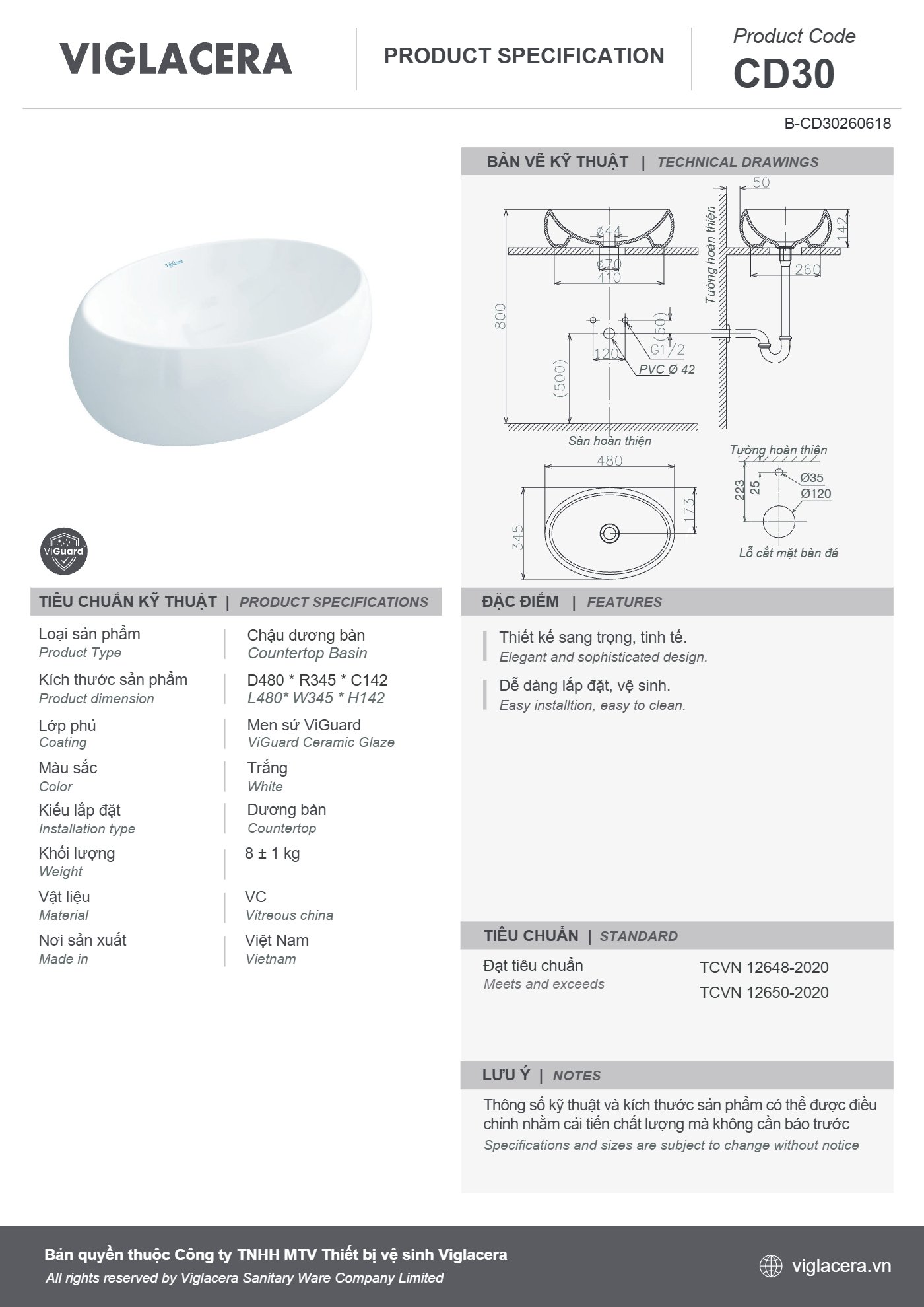 Bản vẽ spec CD30