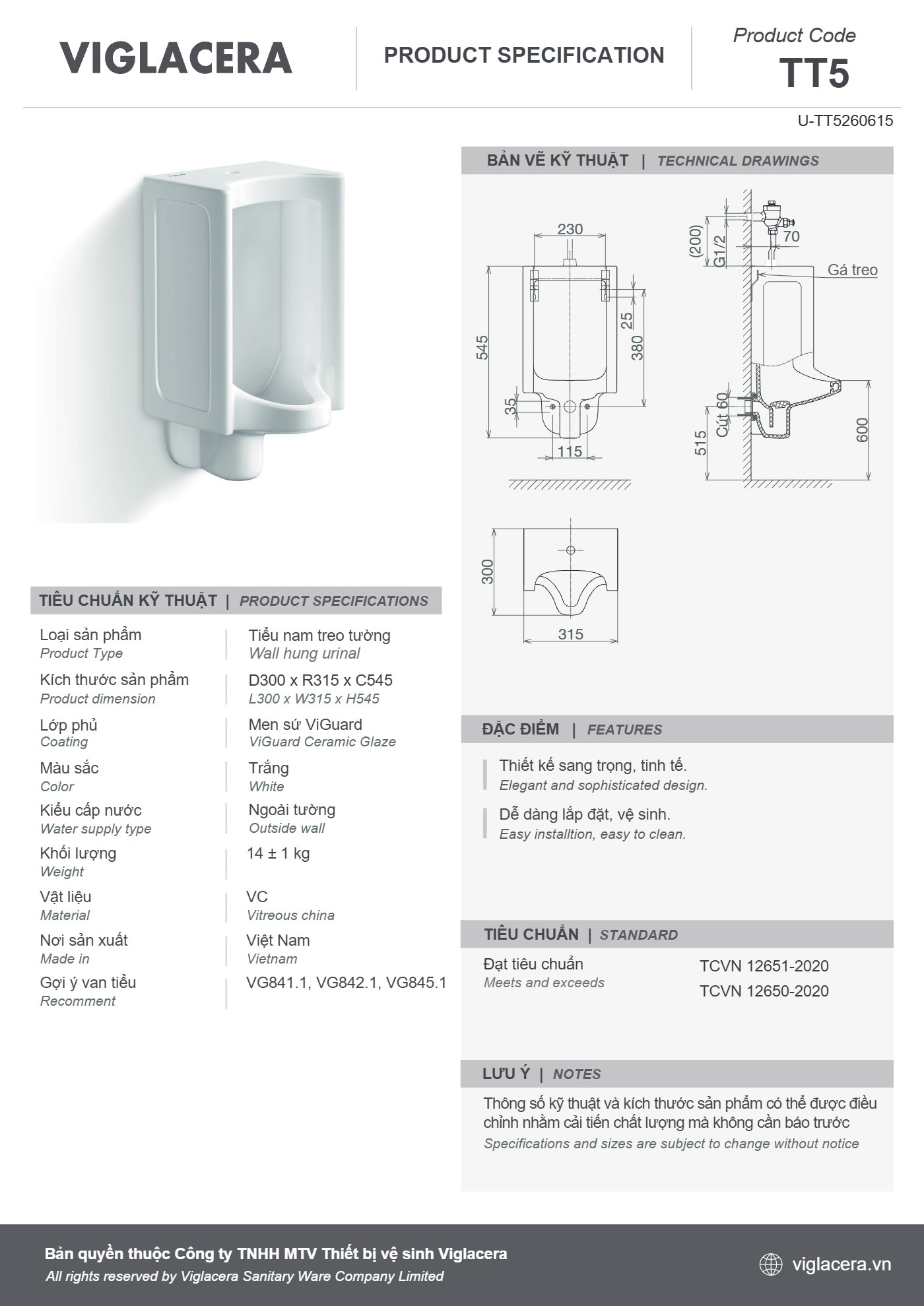 Bản vẽ spec TT5
