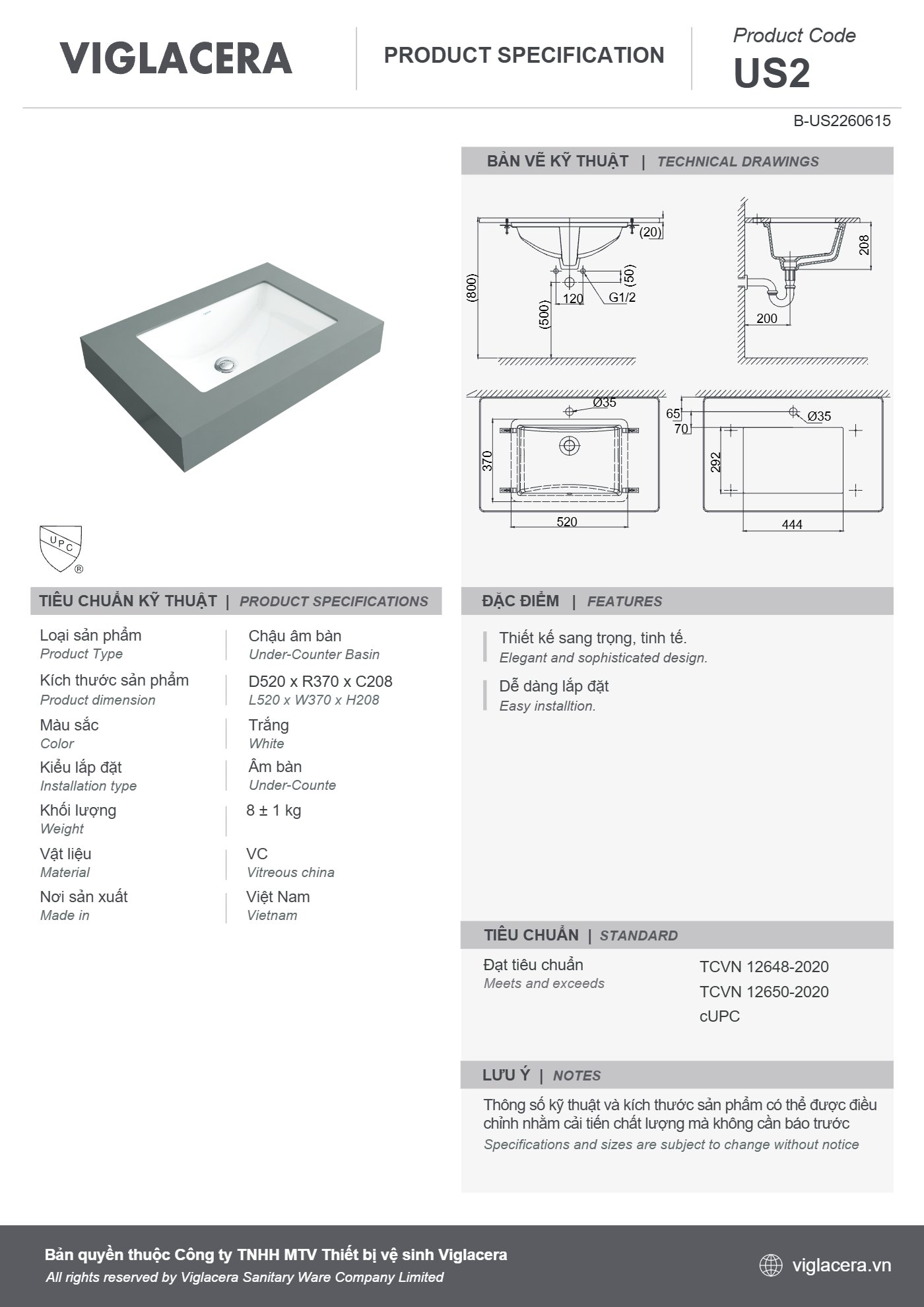 Bản vẽ spec US2
