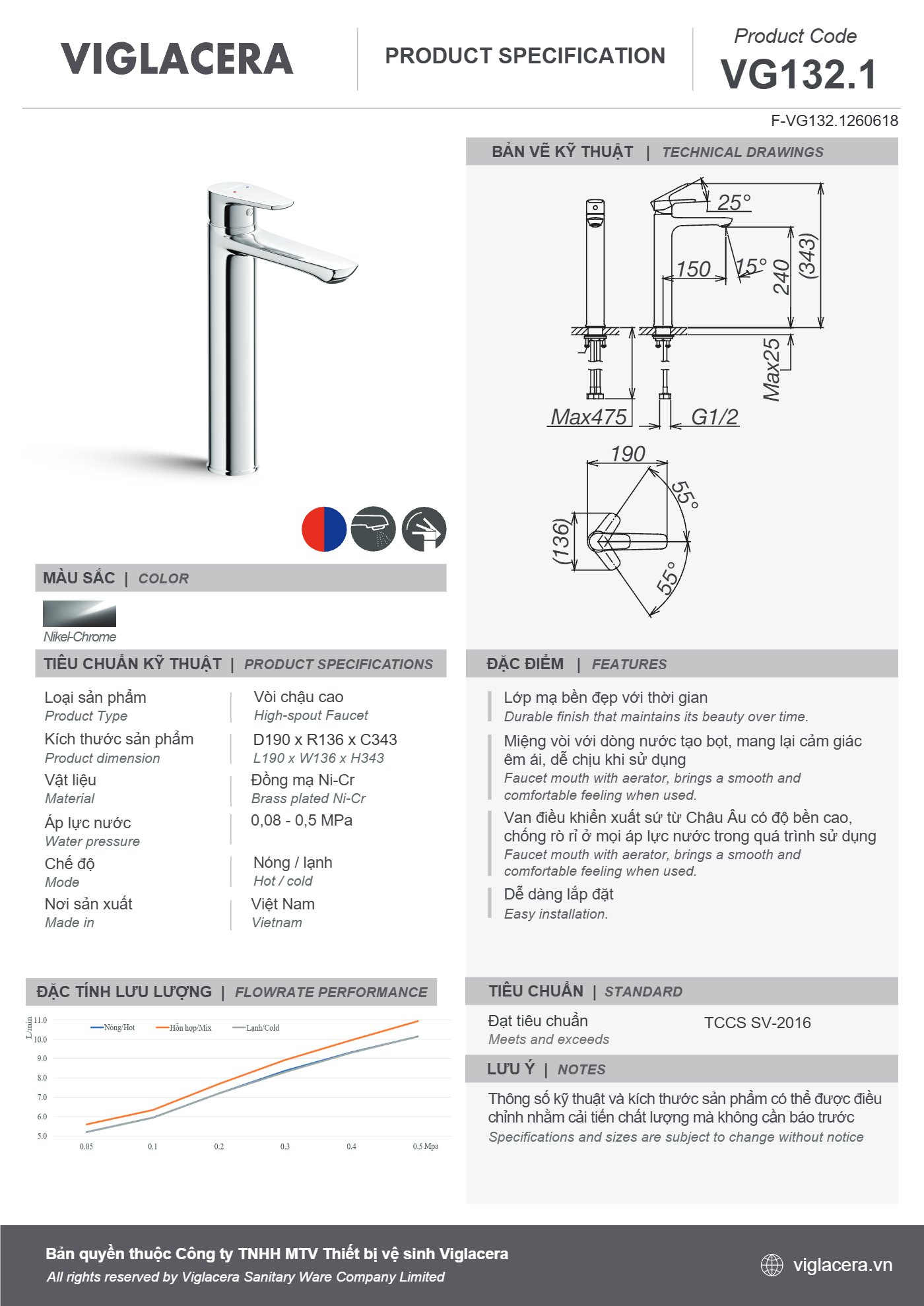 Bản vẽ spec VG132.1