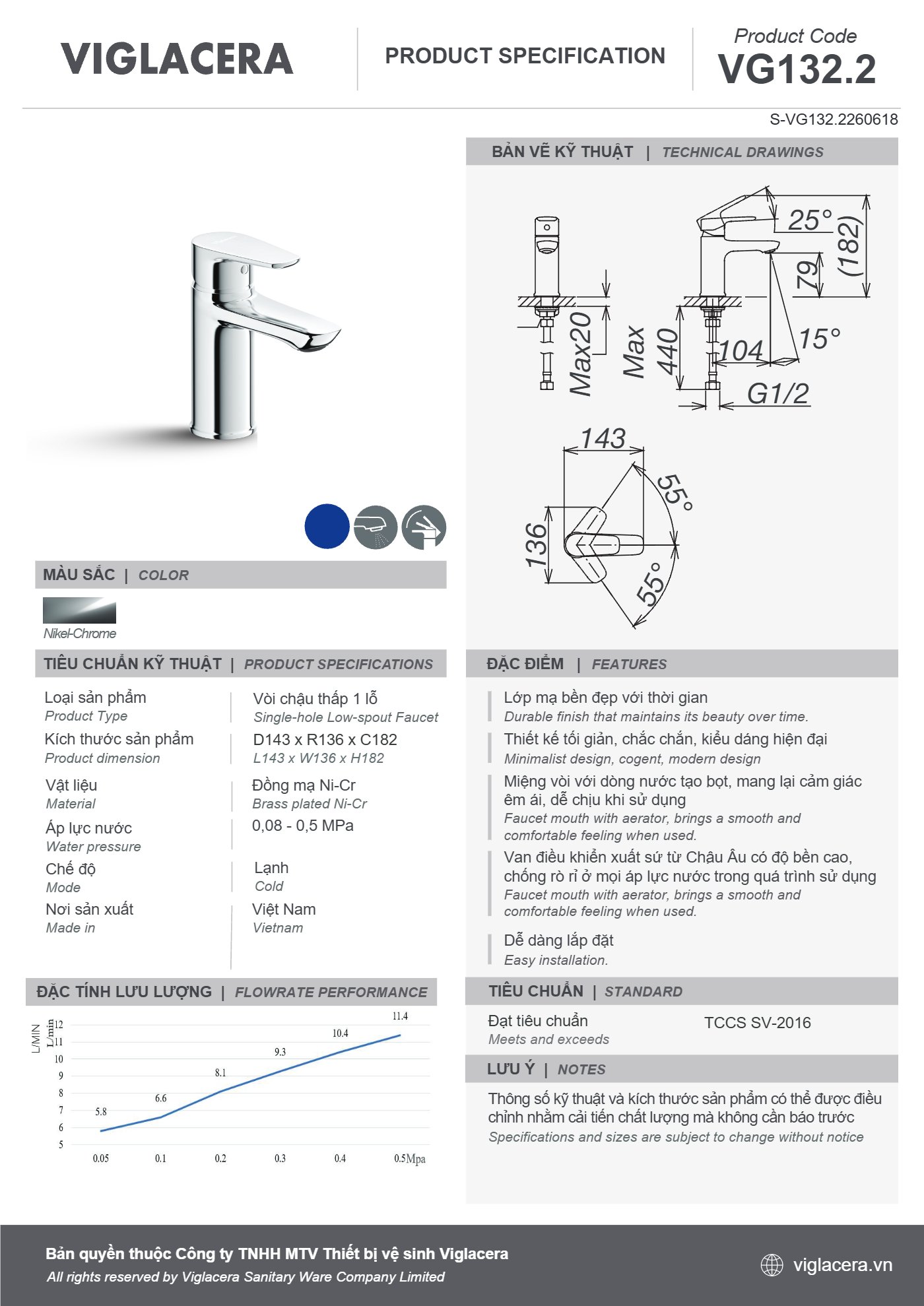 Bản vẽ spec VG132.2